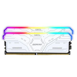 GeiL Gemini RGB 32GB KIT(2X16GB) 6000MHz DDR5 Desktop Gaming Memory – White