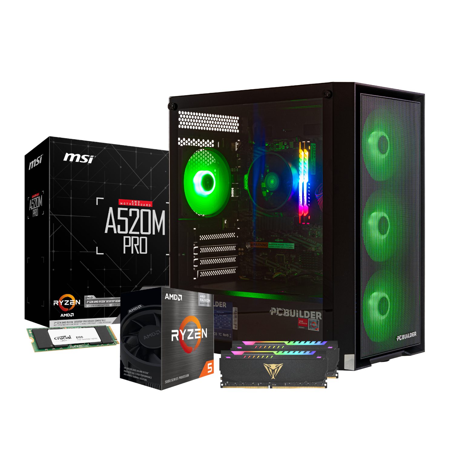 Ryzen 5 5600GT DEFENDER Gaming PC