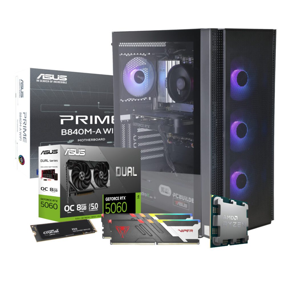 Ryzen 5 8400F OBLIVION Gaming PC Pre Built Gaming Desktop PCB OBLIVION 01 PCBuilder Ryzen 5 8400F OBLIVION Windows 11 Gaming PC Wr 02 1024x1024 