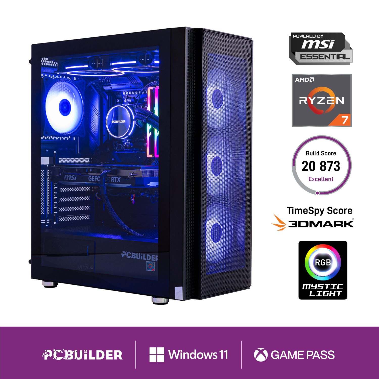 Ryzen 7 9700X TACTICIAN Gaming PC - Image 2