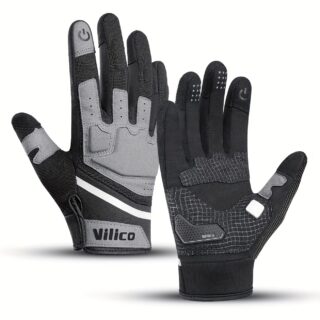 A Vilico Racing Cloves - Black/Grey