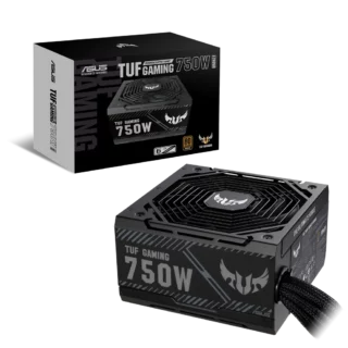 ASUS TUF-GAMING-750B, 750 W, 100 - 240 V, 20+4 pin ATX, Non-Modular, PC, ATX