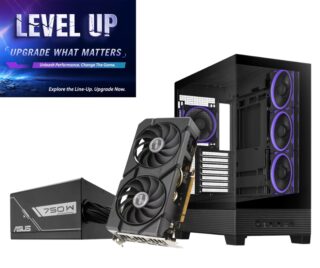 A - Asus UWM 2 Gaming Chassis/Graphics Card/Power Supply Combo (A31 PLUS | RX 7600 | PRIME 750W)